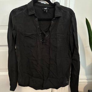 Paige front lace up blouse - Size small - NWOT